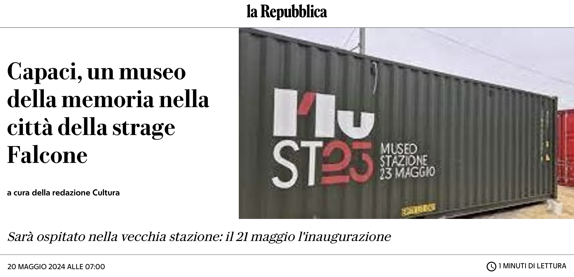 repubblica rassegna stampa must23